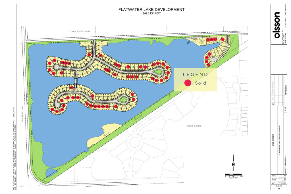 Flatwater Lake Plot Map